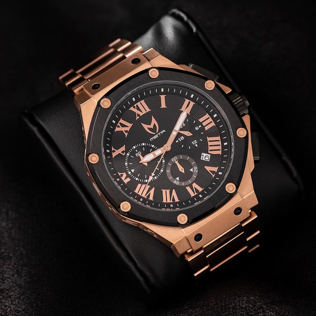 Rose gold horloge heren new arrivals